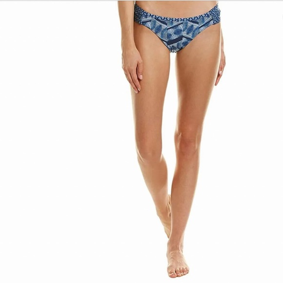 Lucky Brand Nomad Ikat Reversible Side Sash Hipster Bikini Bottom - Picture 10 of 12